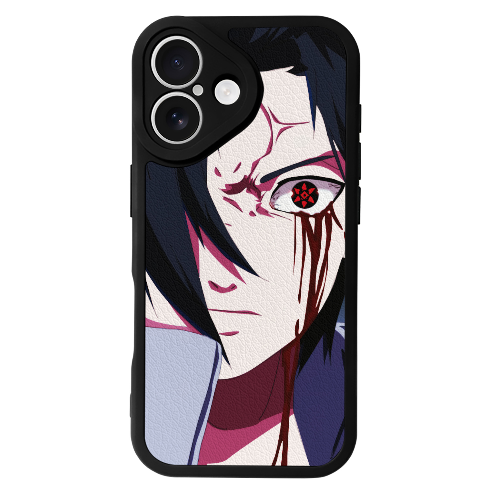 （画像用） NARUTO -ナルト- NARUTO -ナルト- 疾風伝 【iPhone 16シリーズ対応】シリコンスマホケース（レザー調） 材質：シリコン